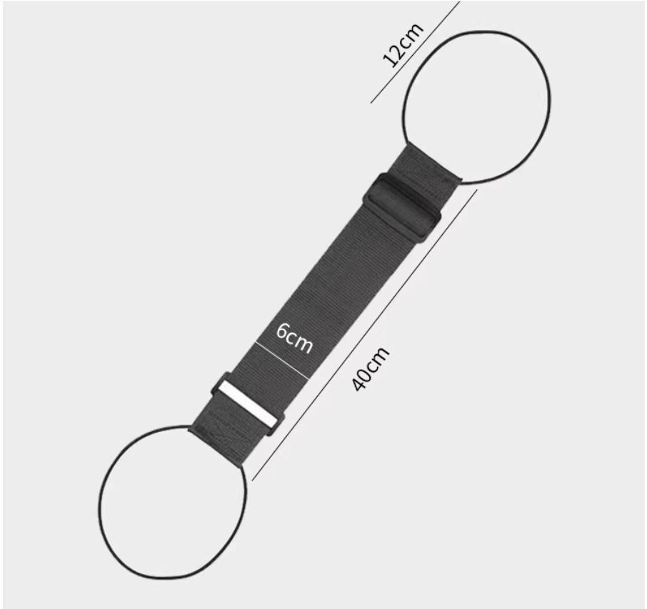 Travel Accessories Luggage Straps - 1 Pack Black Luggage Straps for