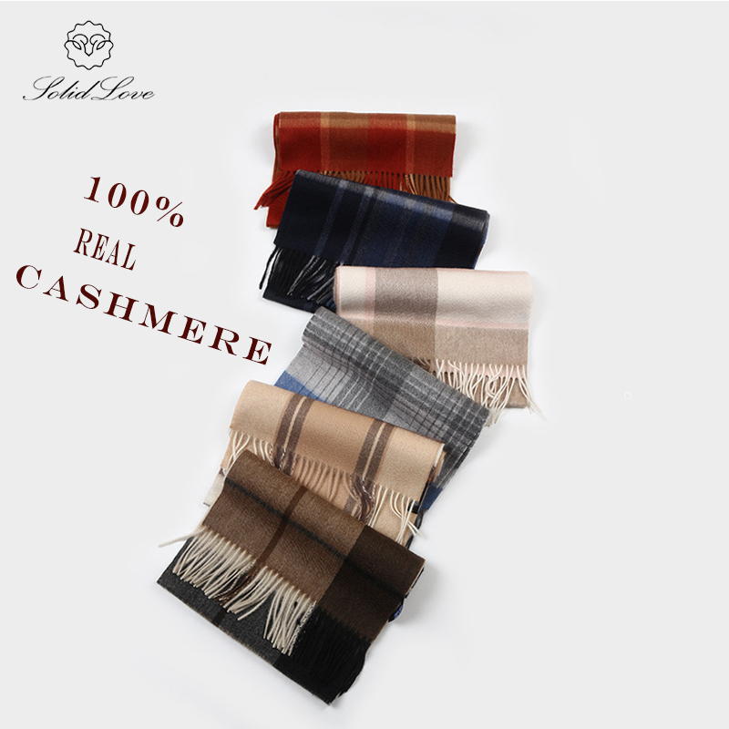 100% Cashmere Scarf   Plaid  W - Travel Accessories Neck ulasan dan harga