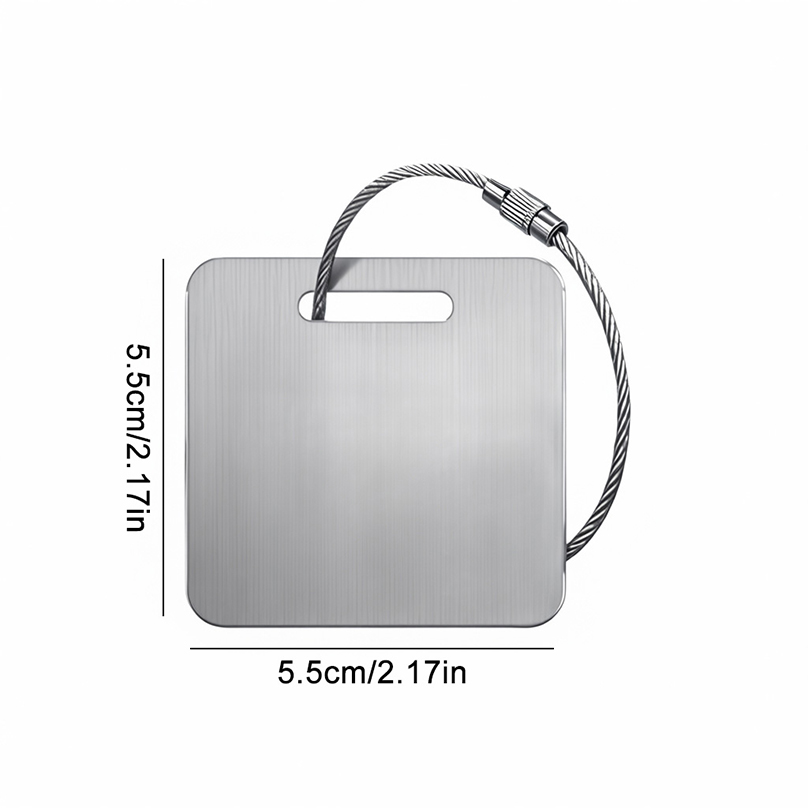 Custom Name Luggage Tag Laser  - Travel Accessories Organizer ulasan dan harga