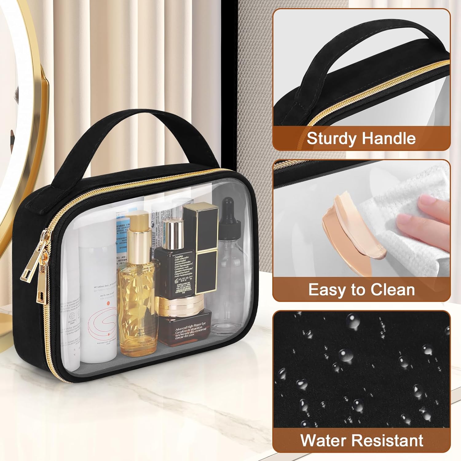 TSA Approved Toiletry Bag, 3 P - Toiletry Bag Tsa ulasan dan harga