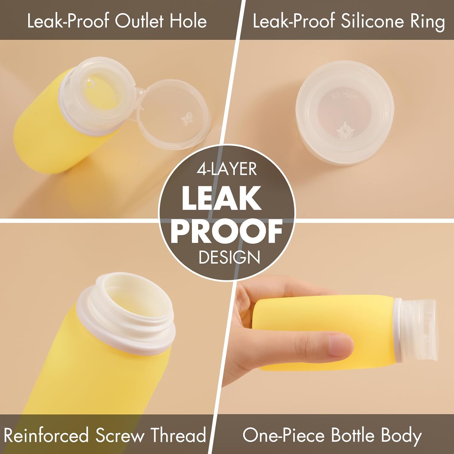 21 Pack Leak Proof Silicone Tr - Toiletry Bag Tsa ulasan dan harga