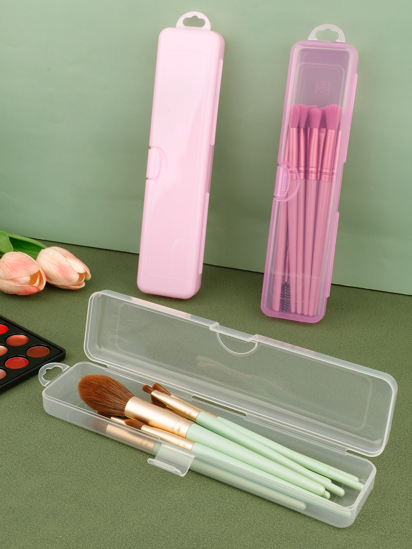 Makeup Brush Organizer Portabl - Travel Accessories Organizer Case ulasan dan harga