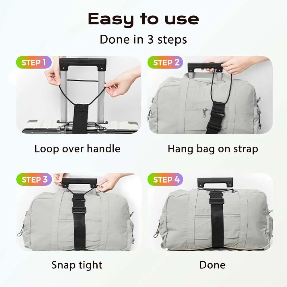 1 Pack Black Luggage Straps fo - Travel Accessories Luggage Straps ulasan dan harga