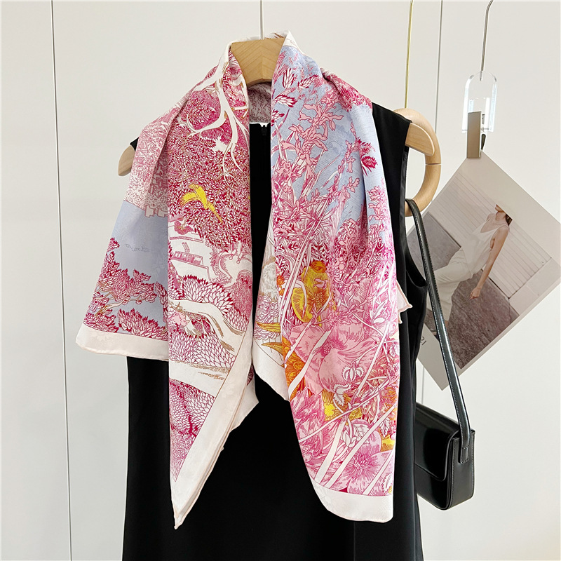 Mulberry Silk Scarf Double Fac - Travel Accessories Neck ulasan dan harga