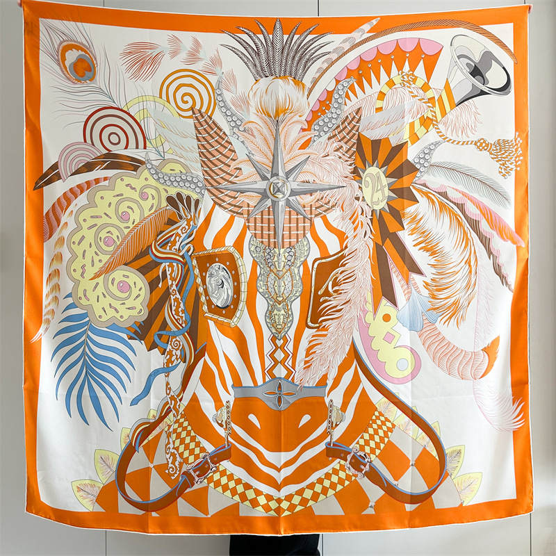 Designer Silk Scarf Women Spri - Travel Accessories Neck ulasan dan harga
