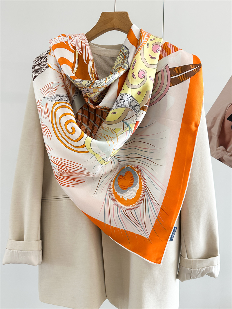 Designer Silk Scarf Women Spri - Travel Accessories Neck ulasan dan harga