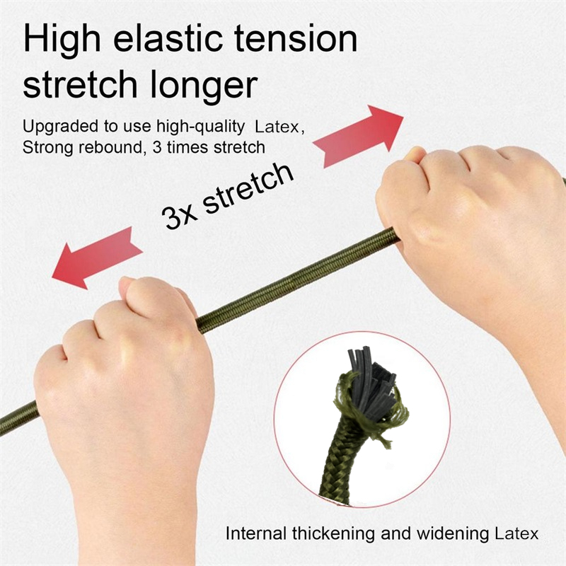 30-210cm 7mm Packing Ropes Ela - Travel Accessories Luggage Straps ulasan dan harga