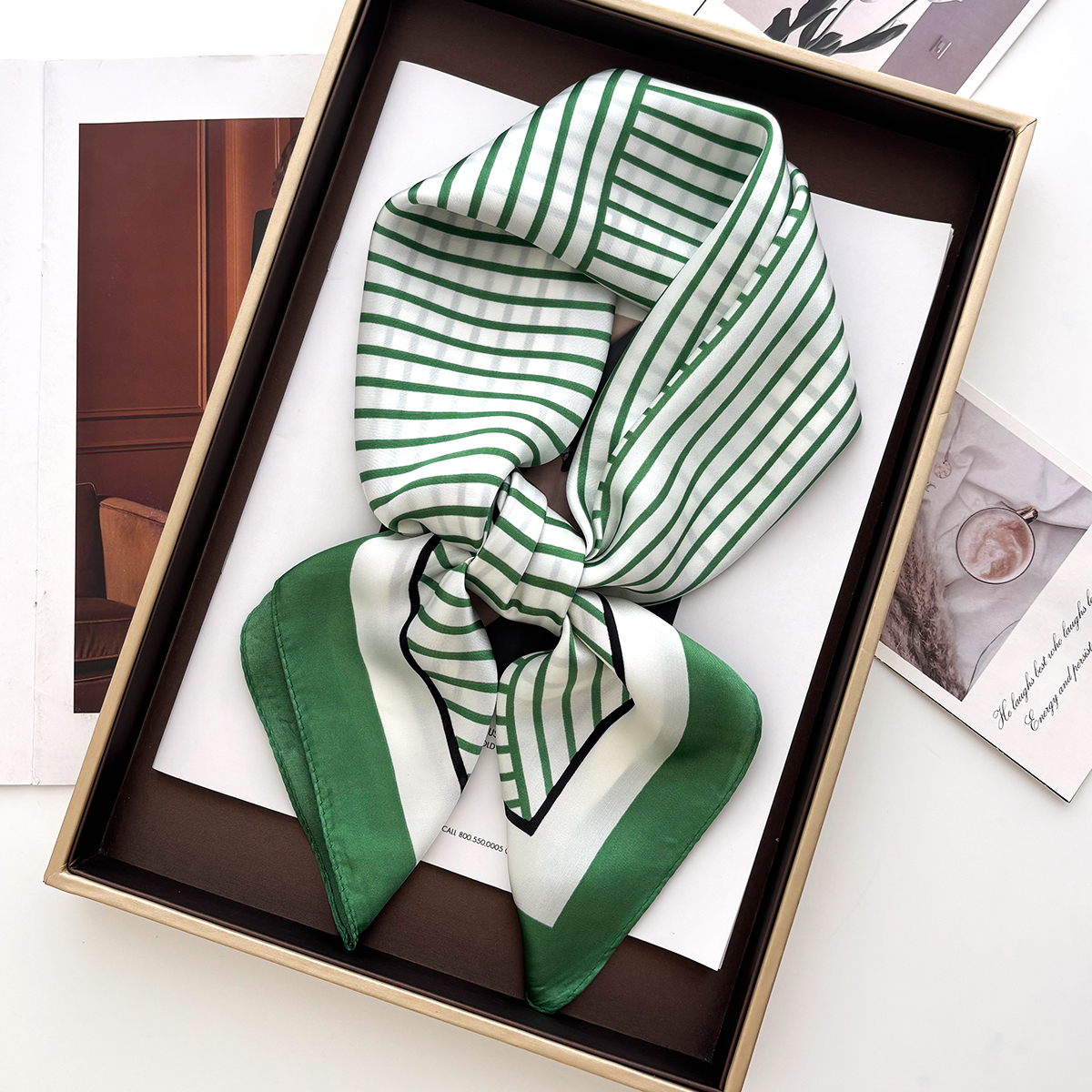 Luxury Print Scarf For Women E - Travel Accessories Neck ulasan dan harga