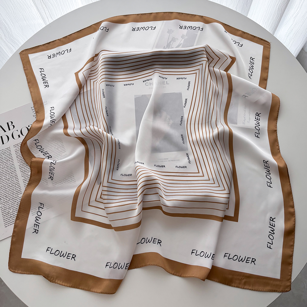 Luxury Print Scarf For Women E - Travel Accessories Neck ulasan dan harga