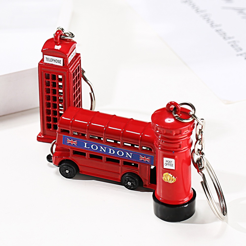 Fashion Red London Bus Key Cha - Travel Accessories London ulasan dan harga