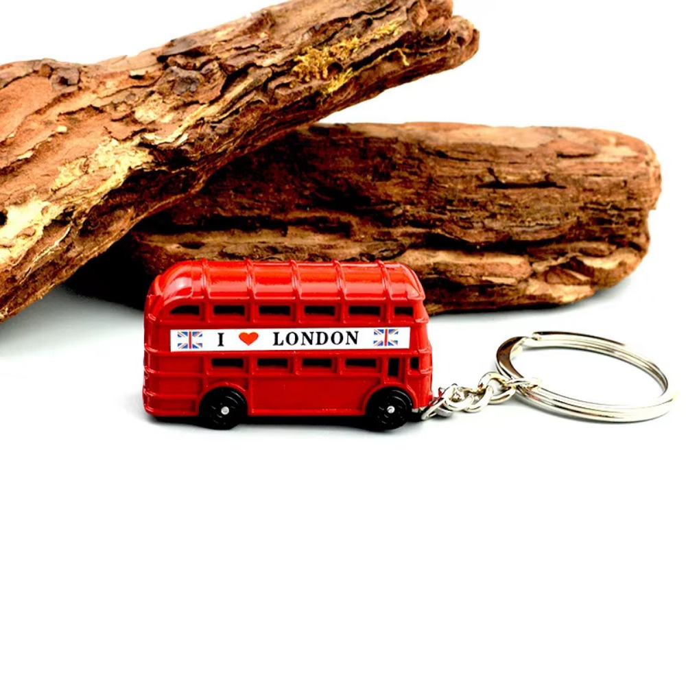 Fashion Red London Bus Key Cha - Travel Accessories London ulasan dan harga