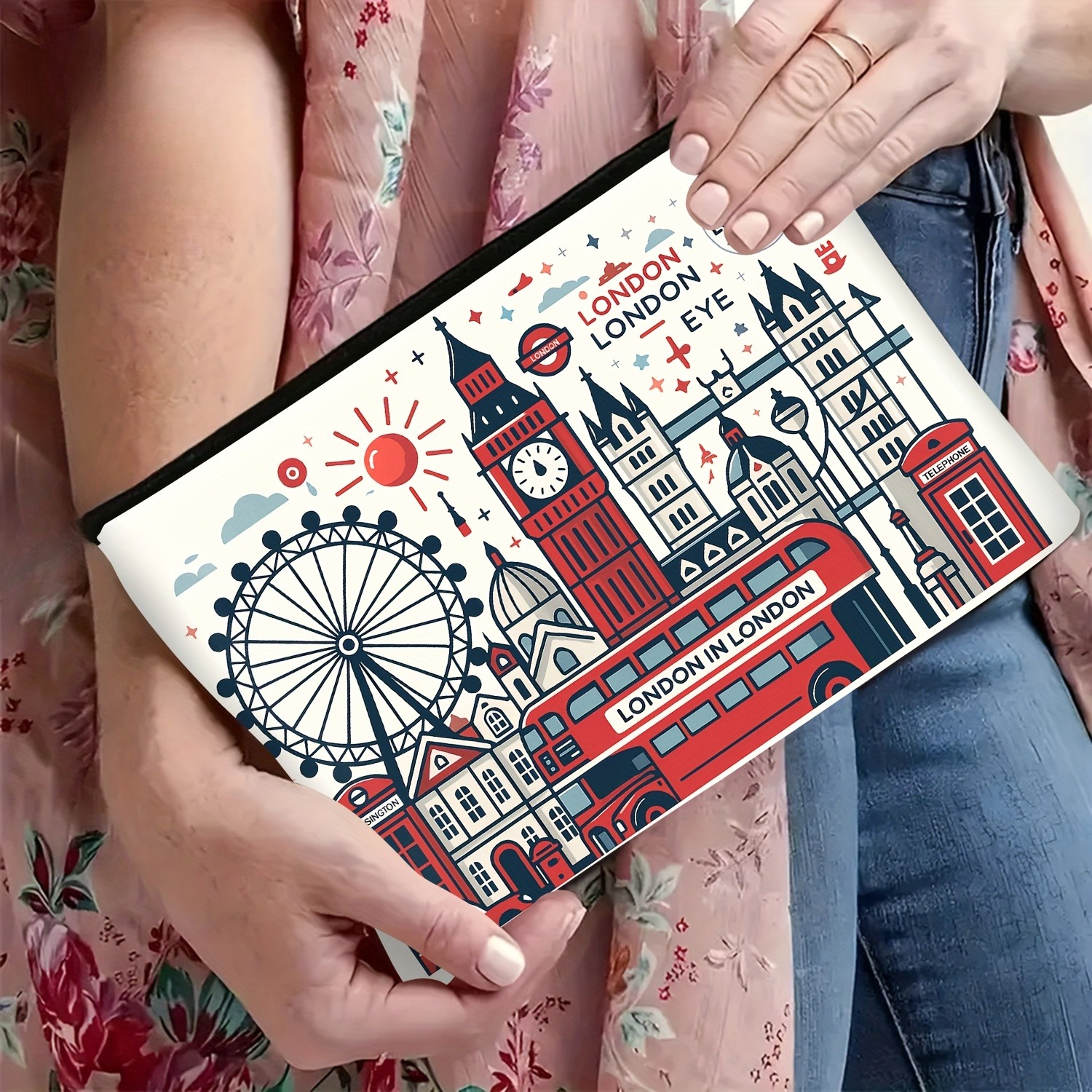 London Building Pattern, Multi - Travel Accessories London ulasan dan harga
