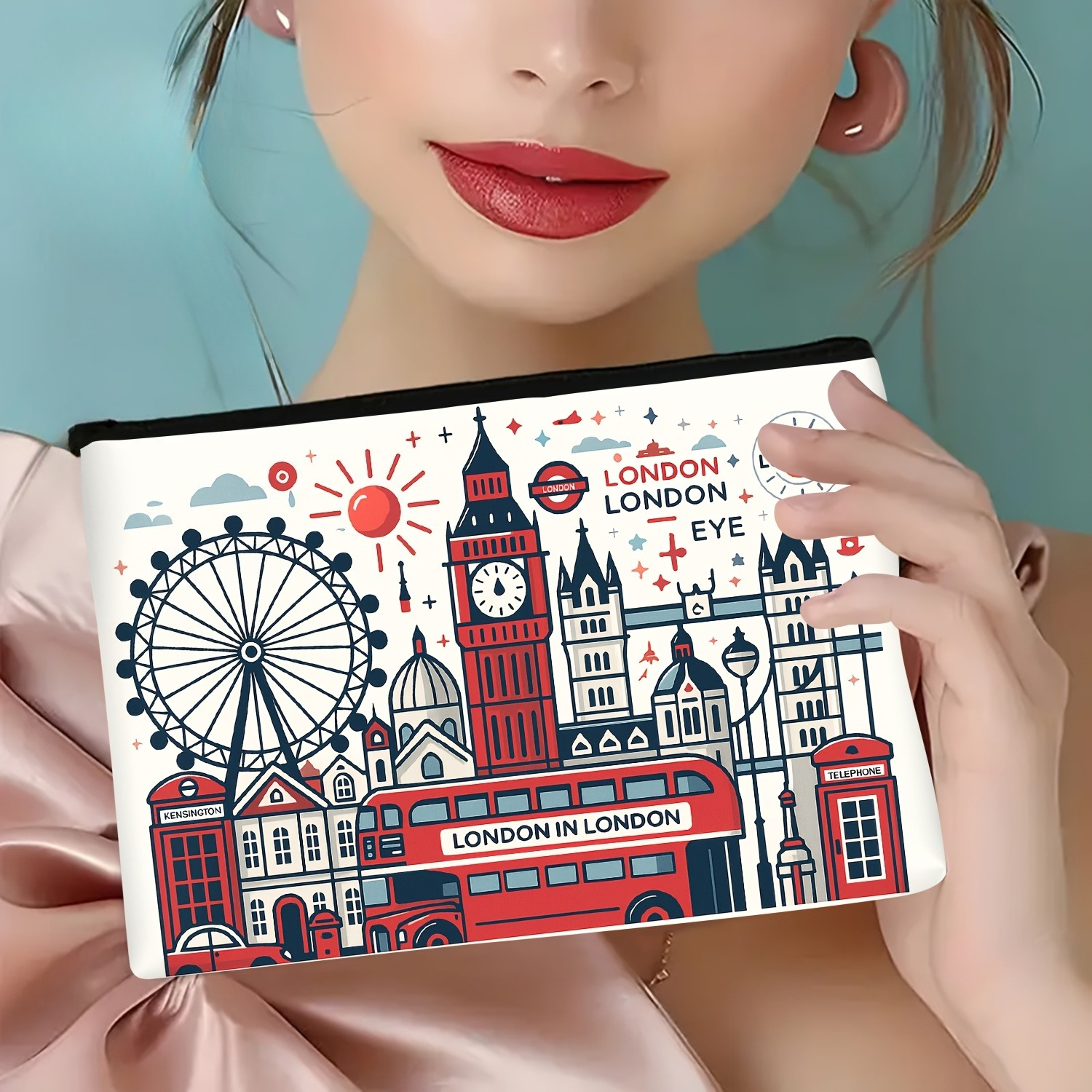 London Building Pattern, Multi - Travel Accessories London ulasan dan harga