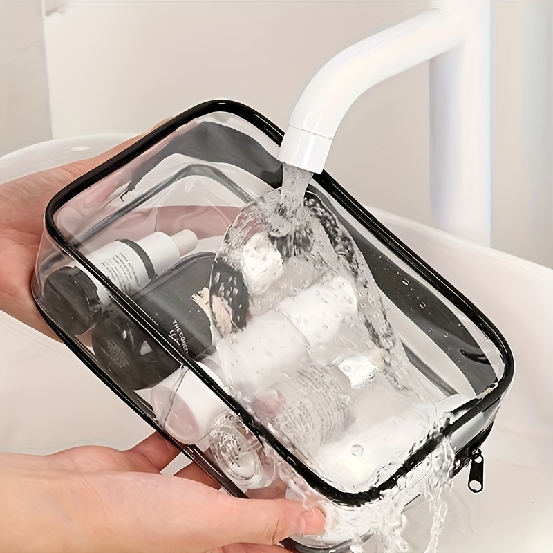 1pc Clear Makeup Bag Transpare - Toiletry Bag Tsa ulasan dan harga