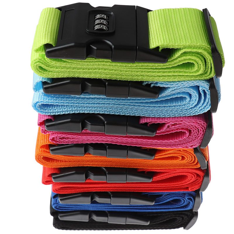 2M Rainbow Password Lock Packi - Travel Accessories Luggage Straps ulasan dan harga
