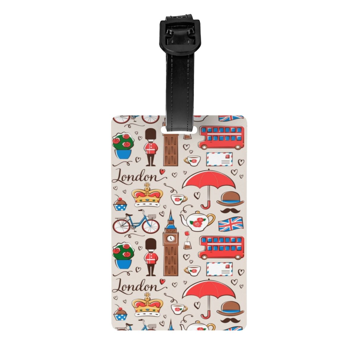 Custom London Pattern Luggage  - Travel Accessories London ulasan dan harga