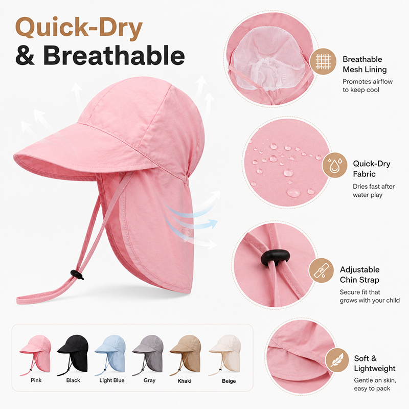 Quick Dry Baby Hats Summer Thi - Travel Accessories Neck ulasan dan harga
