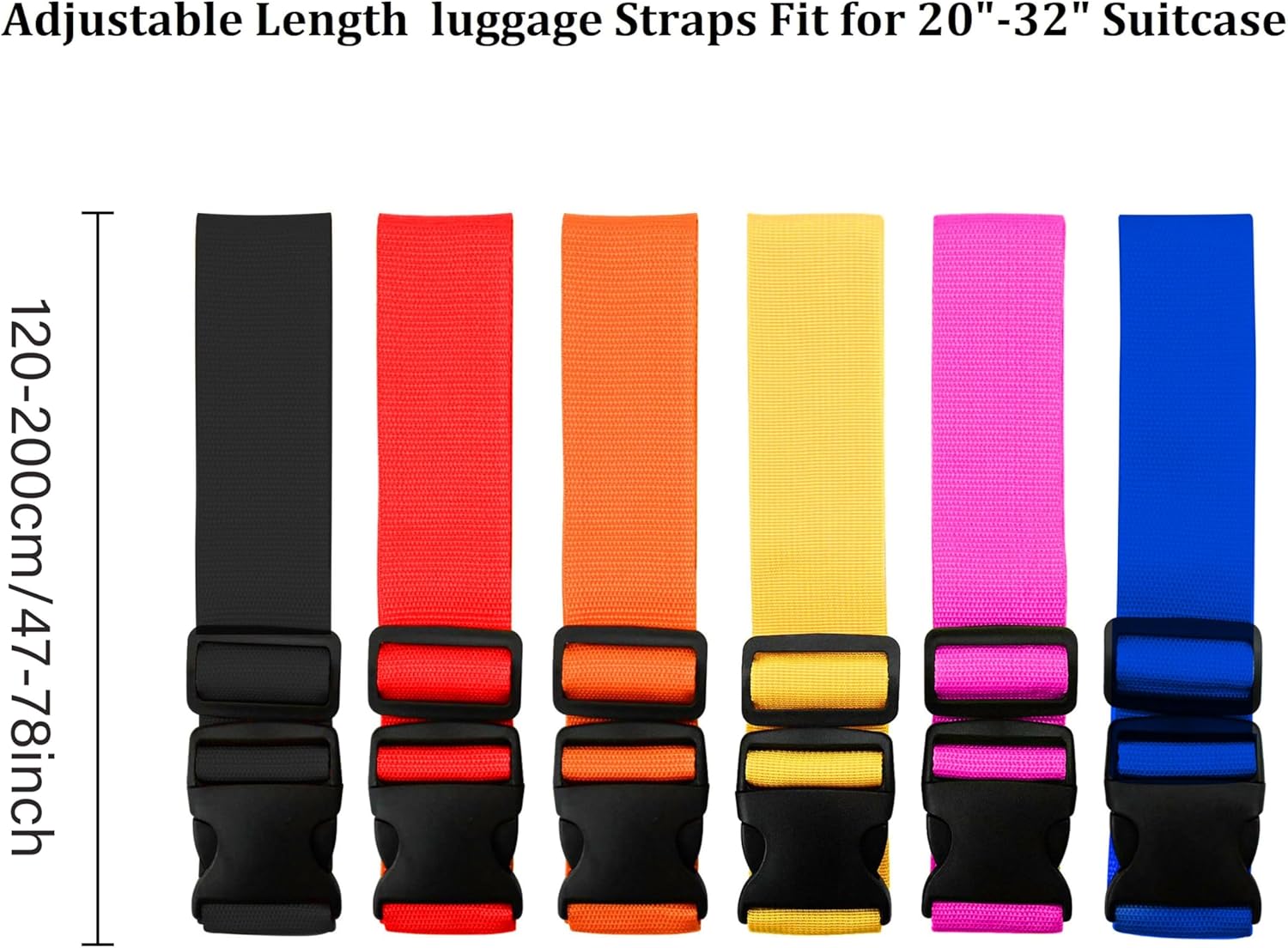 2 Pack Adjustable Luggage Stra - Travel Accessories Luggage Straps ulasan dan harga