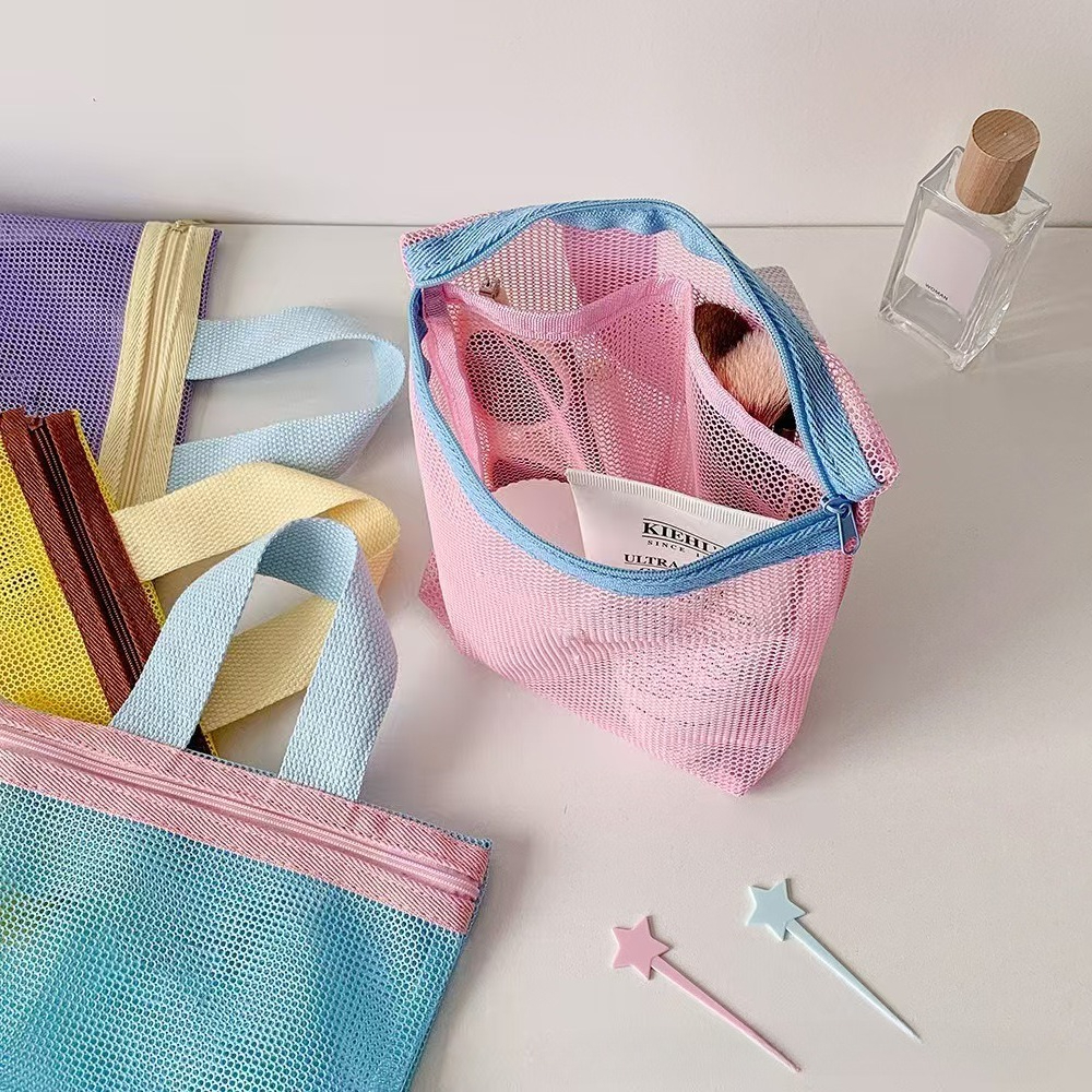 Macaron Color Makeup Organizer - Travel Accessories Organizer ulasan dan harga