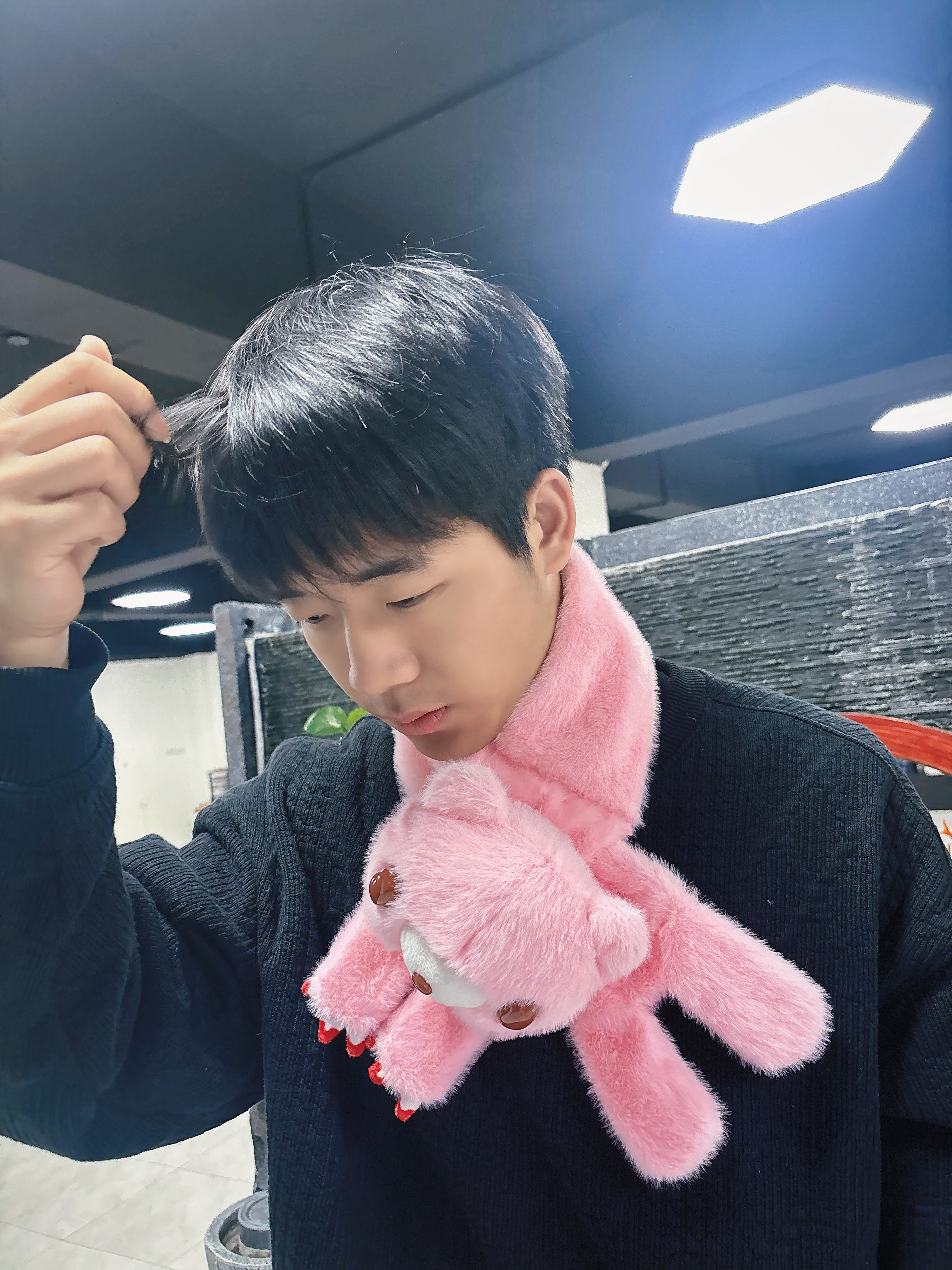 Cute Bear Plush Scarf Cute Blo - Travel Accessories Neck ulasan dan harga