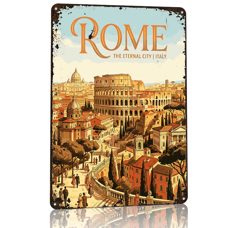 Vintage Rome Travel Printed Po - Travel Accessories Rome ulasan dan harga