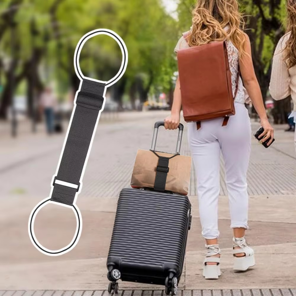 2PCS Adjustable Elastic Luggag - Travel Accessories Luggage Straps ulasan dan harga