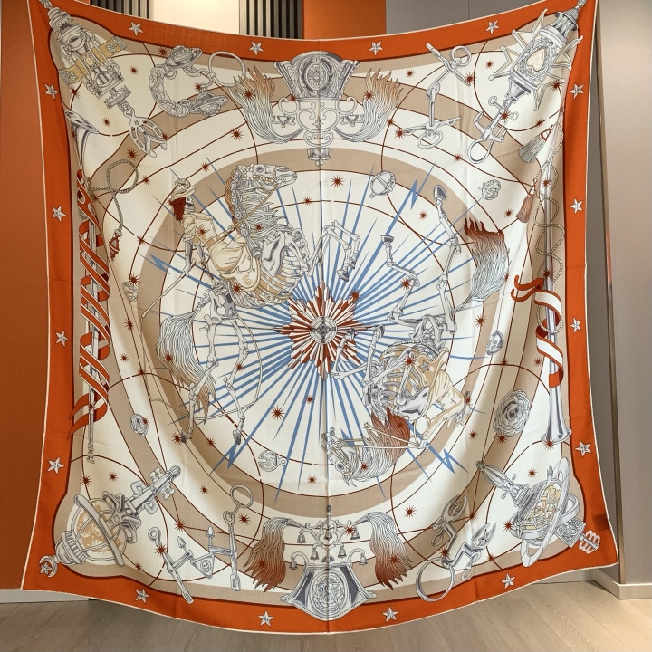 Luxury Brand Scarf Large Silk  - Travel Accessories Neck ulasan dan harga