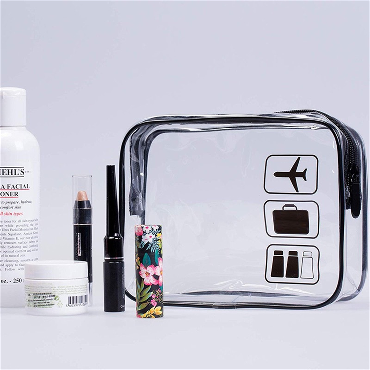 1pc Clear Toiletry TSA Approve - Toiletry Bag Tsa ulasan dan harga