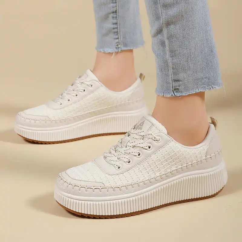 Brown Shoes Woman Flats Autumn - Travel Accessories On Sale ulasan dan harga