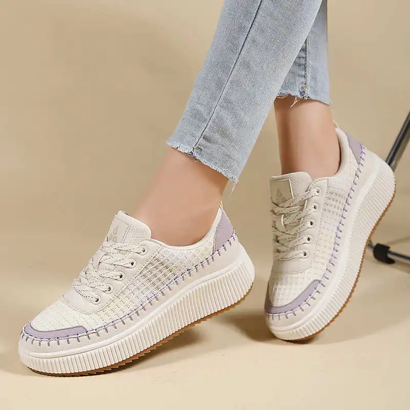 Brown Shoes Woman Flats Autumn - Travel Accessories On Sale ulasan dan harga