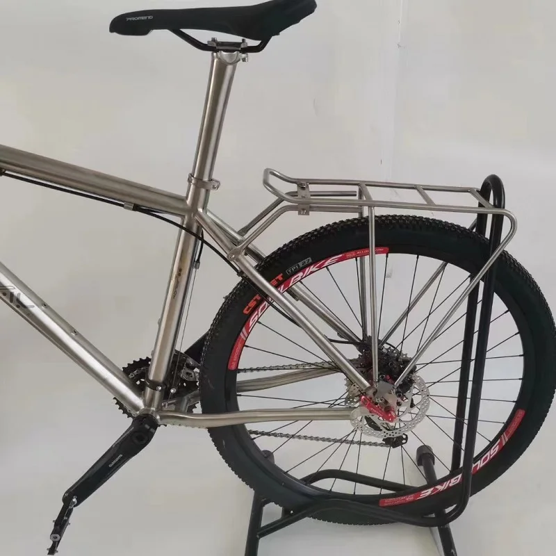 Bicycle Rear Luggage Titanium  - Travel Accessories Bike ulasan dan harga