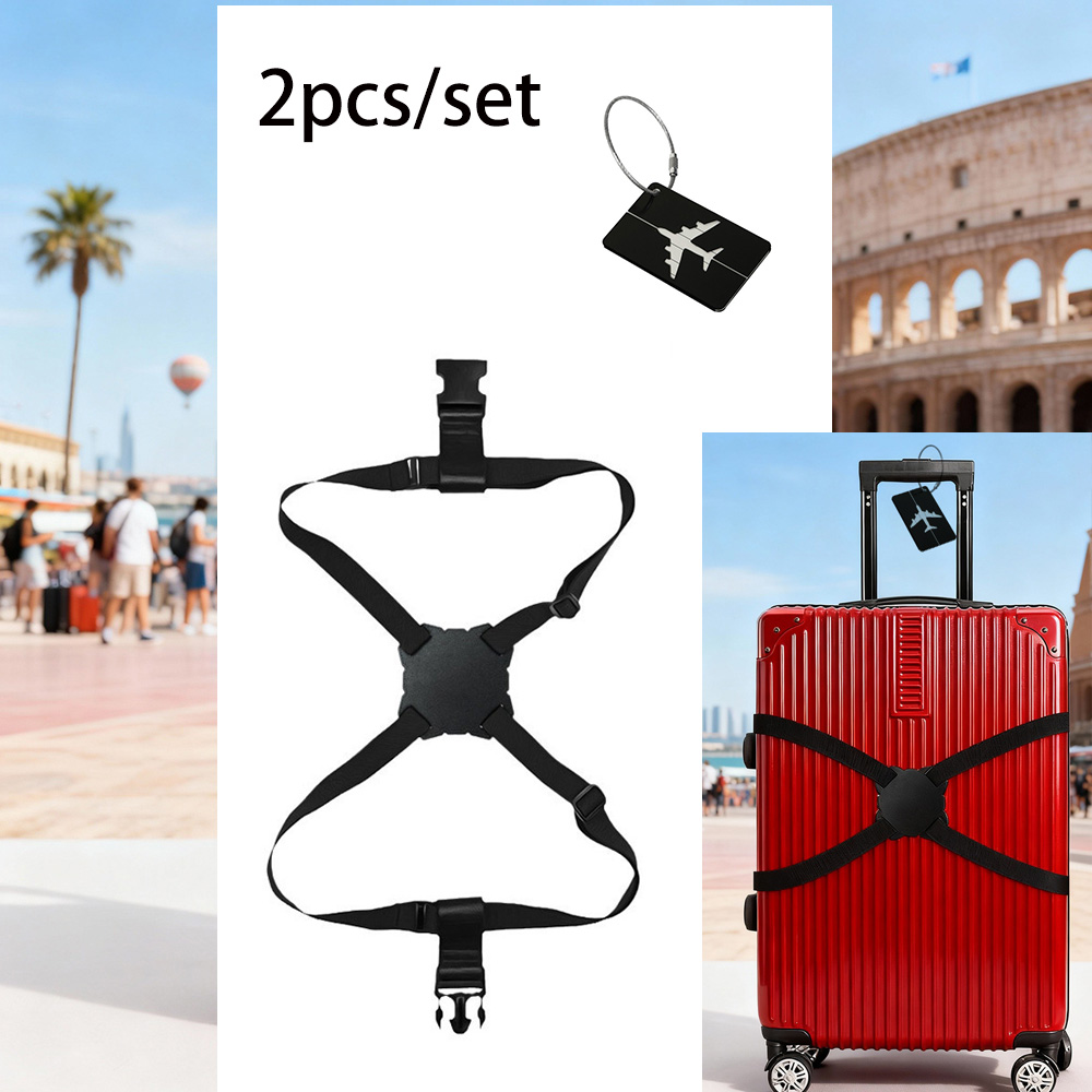 2Pcs/Set Combination Set of Ou - Travel Accessories Luggage Straps ulasan dan harga