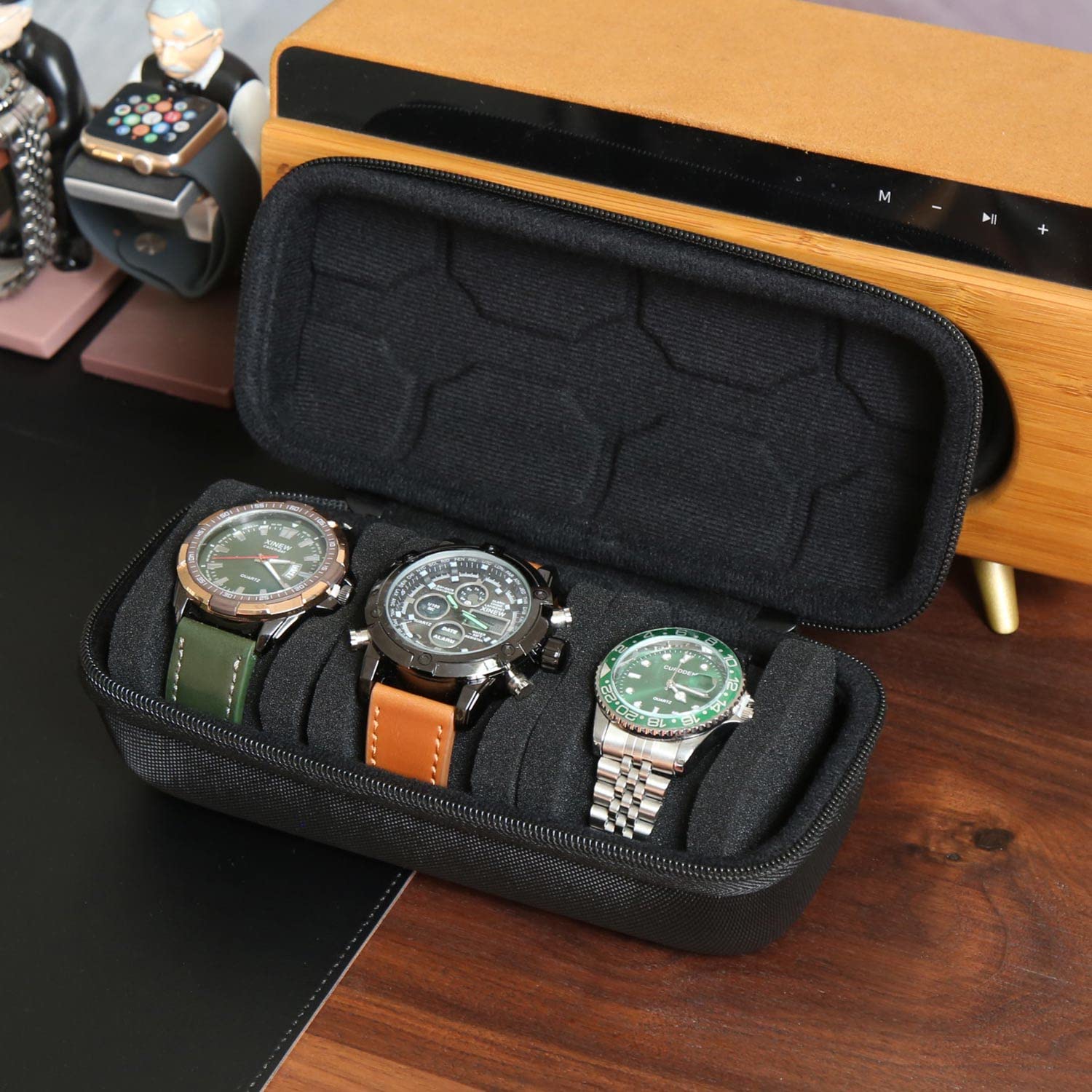 Watch Box Organizer For Men or - Travel Accessories Organizer Case ulasan dan harga