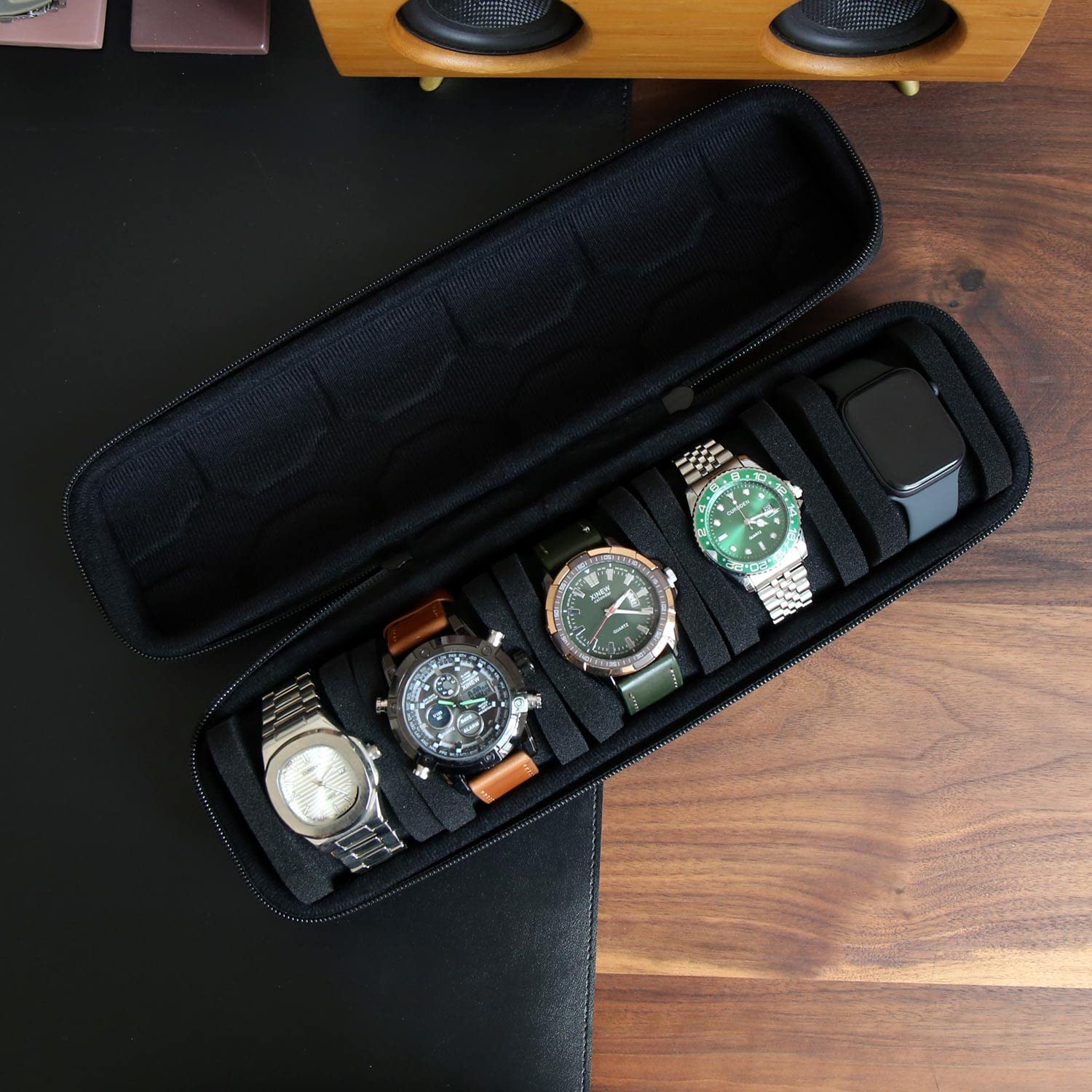 Watch Box Organizer For Men or - Travel Accessories Organizer Case ulasan dan harga
