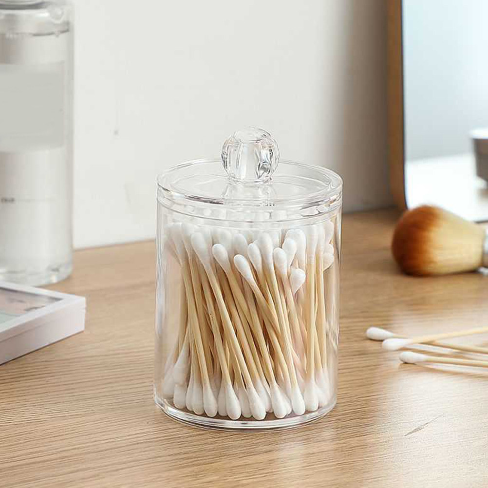 Clear Cotton Ball Dispenser Co - Travel Accessories Organizer ulasan dan harga