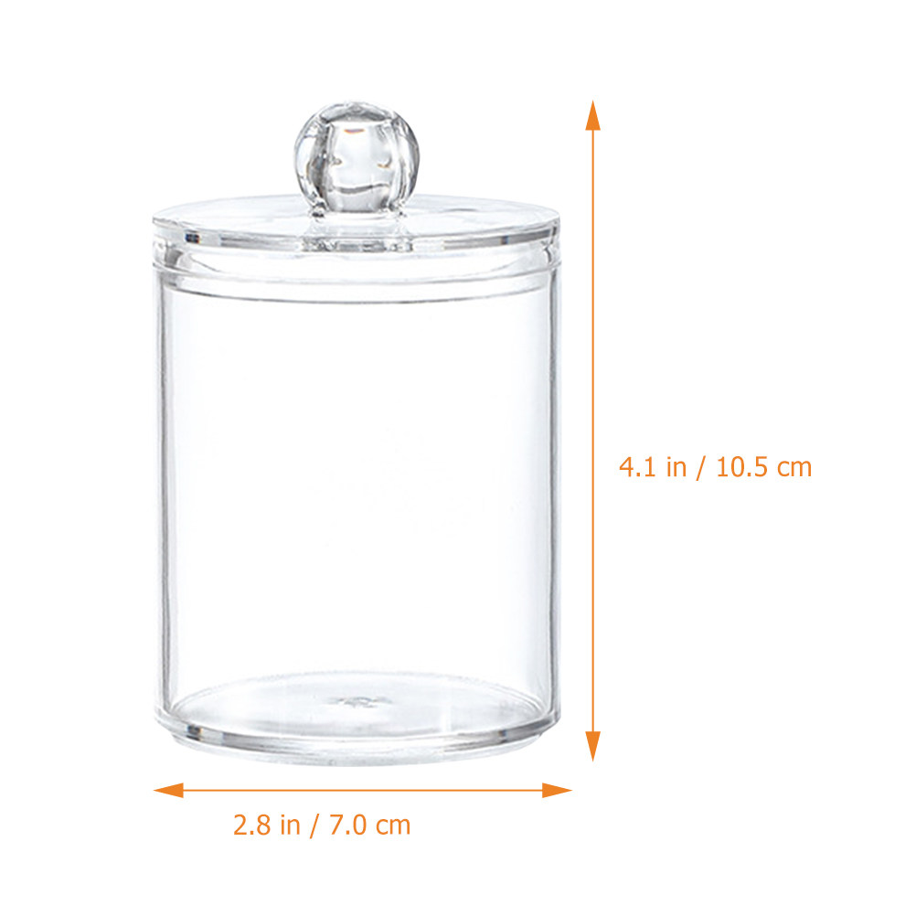 Clear Cotton Ball Dispenser Co - Travel Accessories Organizer ulasan dan harga