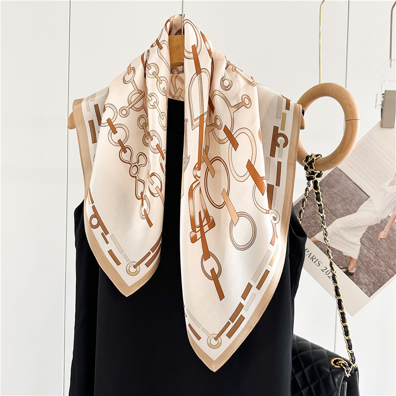 Summer Silk Small Scarf Women  - Travel Accessories Neck ulasan dan harga