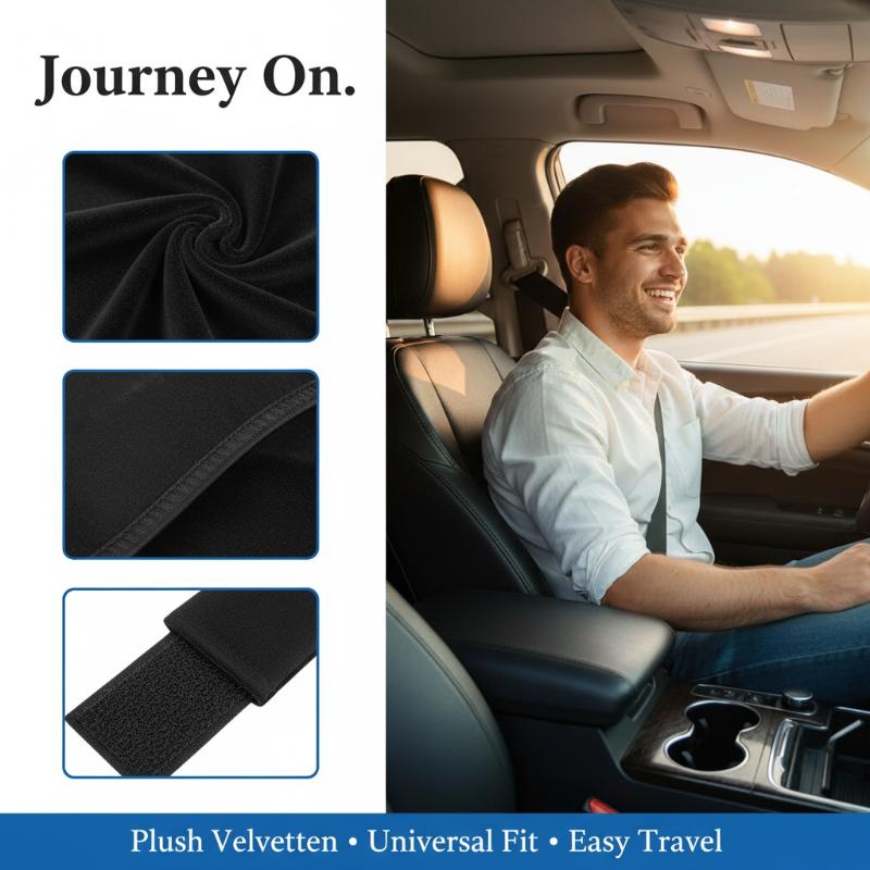 1/2pcs Soft Seat Belt Covers C - Travel Accessories For Car ulasan dan harga