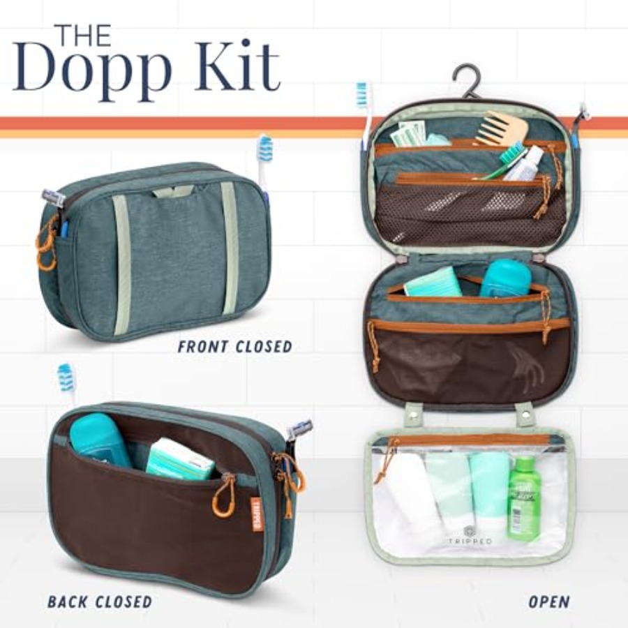 Toiletry Bag Kit Set: Hanging  - Toiletry Bag Tsa ulasan dan harga