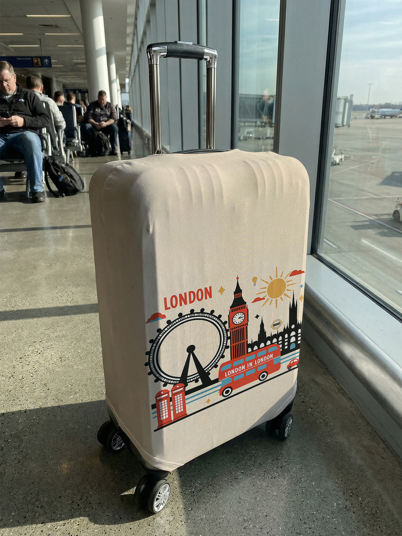 London Landmark Cartoon Luggag - Travel Accessories London ulasan dan harga