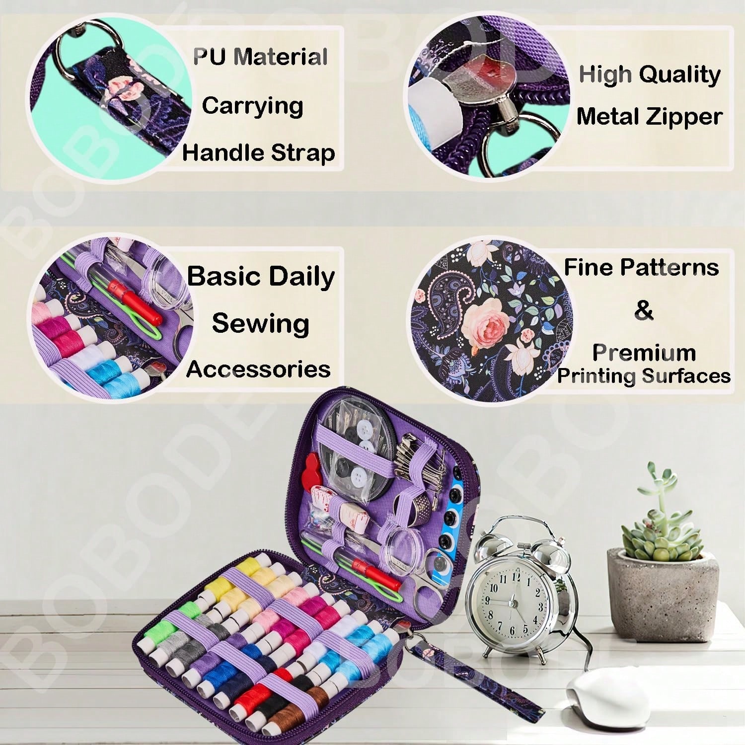Arts Craft Printing Sewing Kit - Travel Accessories Sewing Patterns ulasan dan harga