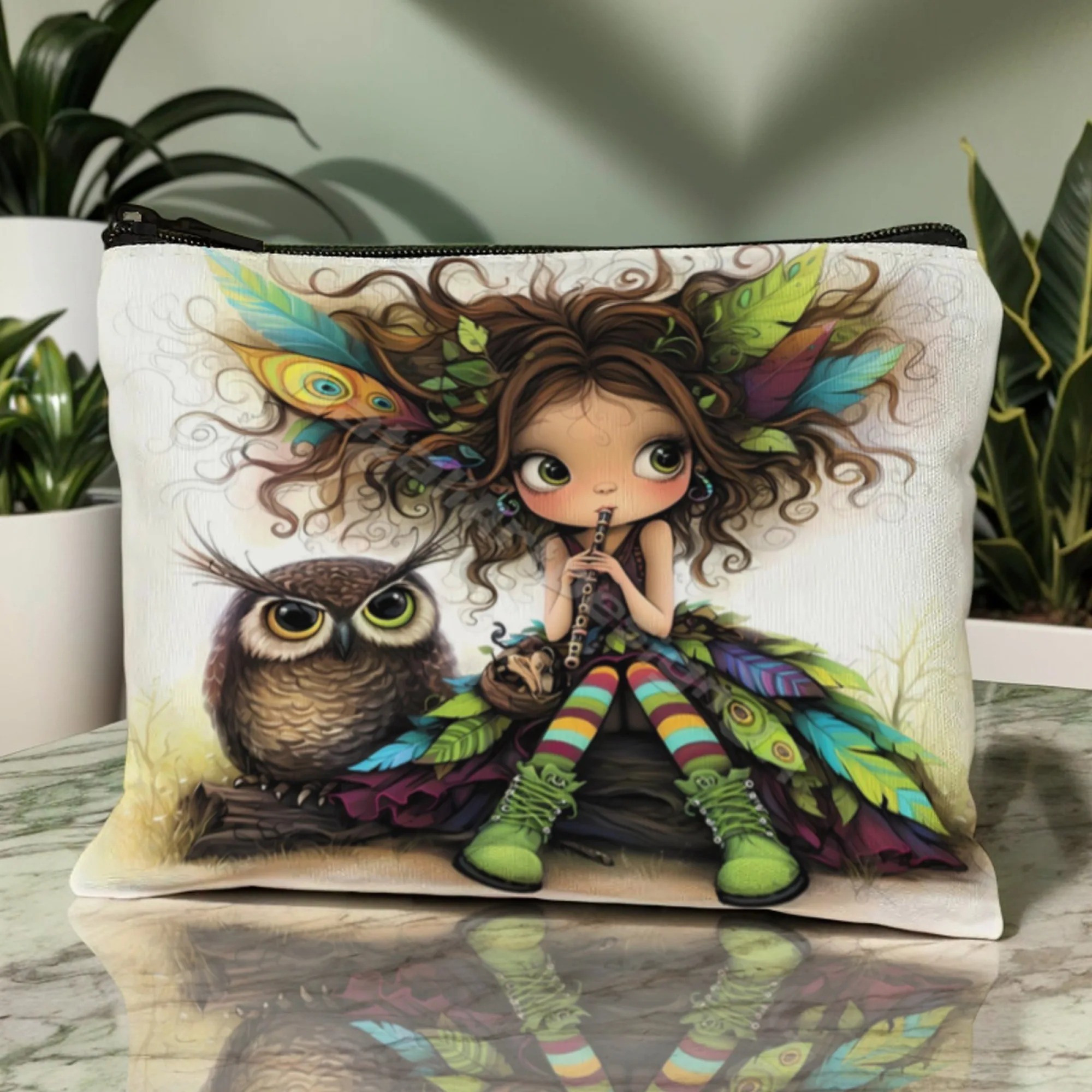 Cartoon Girl Makeup Bag Zipper - Travel Accessories Organizer Case ulasan dan harga