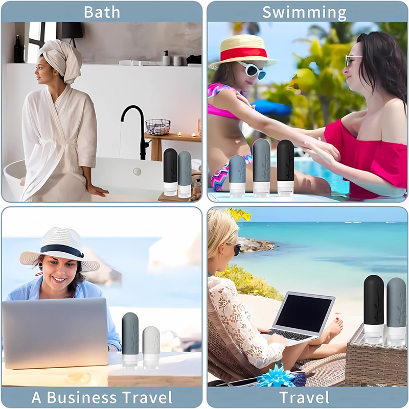 17 Pack Silicone Leak Proof Tr - Toiletry Bag Tsa ulasan dan harga