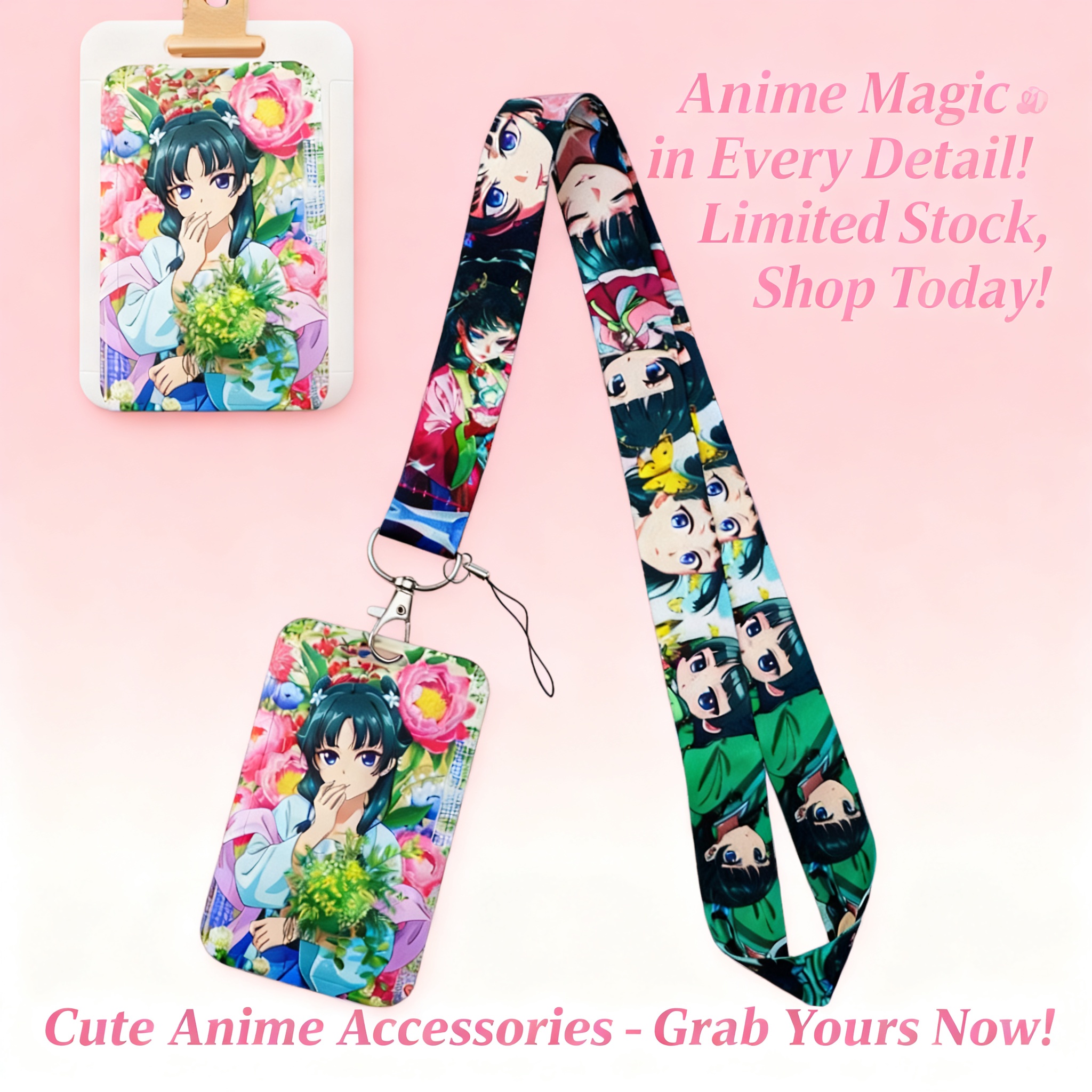 Cute Anime Girl Lanyard Neck S - Travel Accessories Neck ulasan dan harga