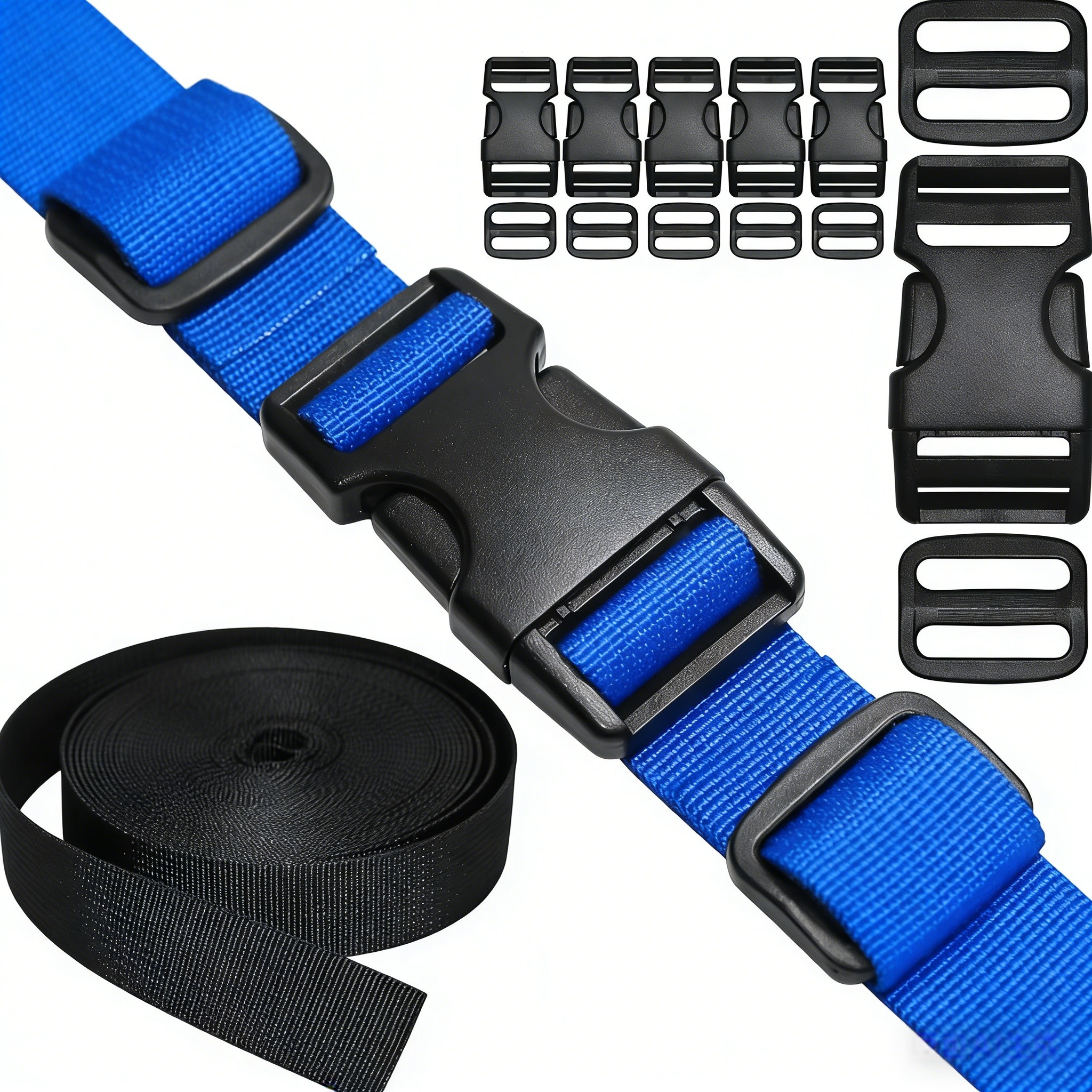 4M Nylon Webbing Strap with 10 - Travel Accessories Luggage Straps ulasan dan harga