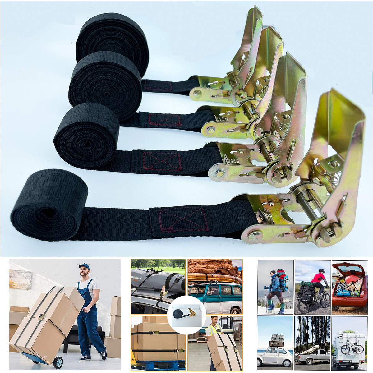 Cargo Strap Ratchet Tensioner  - Travel Accessories Luggage Straps ulasan dan harga