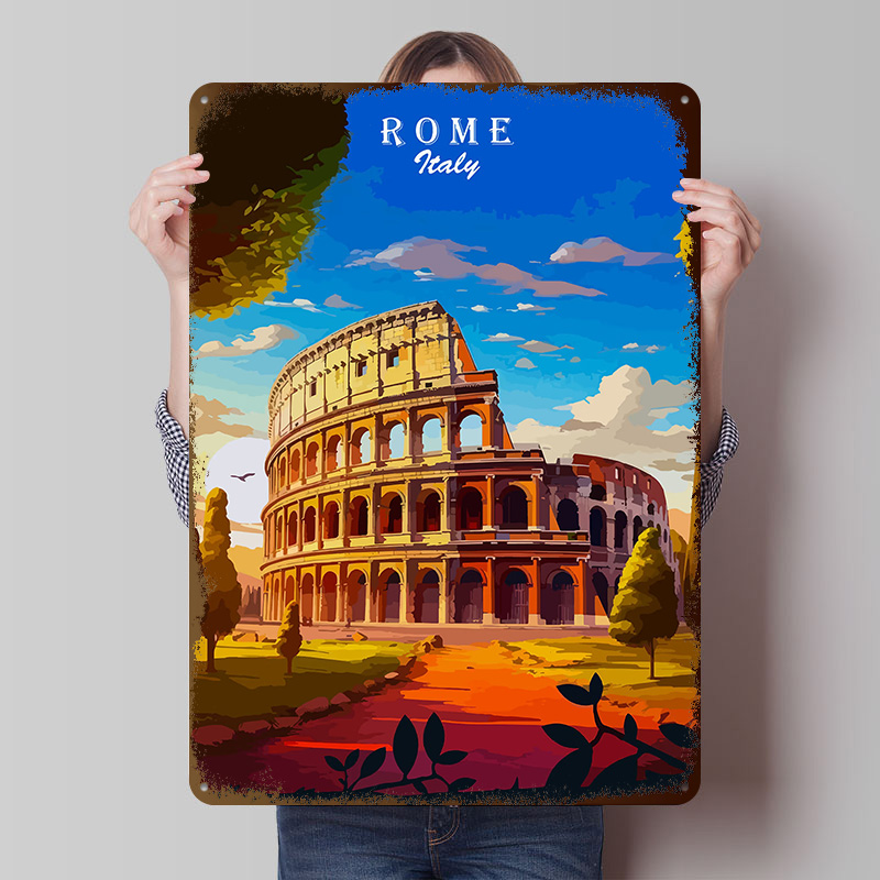 Rome Italy Colosseum Travel Ar - Travel Accessories Rome ulasan dan harga