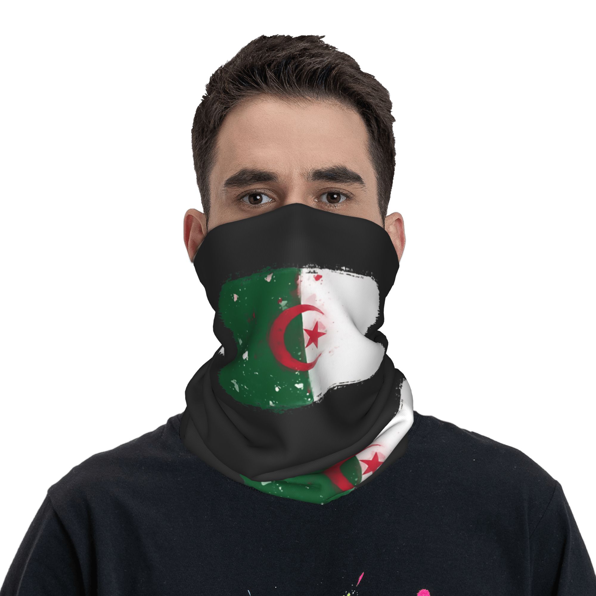 Flag of Algeria Bandana  Retro - Travel Accessories Neck ulasan dan harga